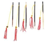 VILLCASE Kit de 5 Outils Légers en Corne pour Nettoyage des Oreilles Lanière, Élimination du Cérumen, Conception Artisanale Exquise, Portable et Pratique Couleur Couleur Aléatoire