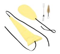 VILLCASE Kit de Nettoyage pour Saxophone Alto et Soprano Chiffon Absorbant Rapide et Brosse D'embouchure en Daim Jaune pour Musiciens Débutants et Professionnels