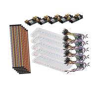 VILLCASE Kit Essai Module Alimentation Fils de Connexion pour Plaque Essai Kit de Câblage avec Câble Broches