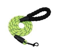 VILLCASE Laisse Réfléchissante pour Chien Nylon Corde Ronde Résistante Antitraction Laisse de Traction pour Promenade Course et Randonnée Kit avec Couleurs Aléatoires Couleur Aléatoire