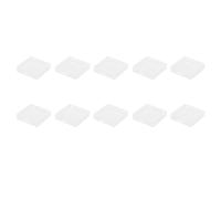 VILLCASE Lot de 10 Boîtes de Rangement Transparentes pour Faux Ongles Coffret de Présentation Compact Couvercle Rabattable Organisateur Pratique pour Accessoires de Nail Art Stockage