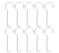 VILLCASE Lot de 10 Extracteurs de Grille en Acier Inoxydable, Crochets de Levage pour Siphon de Linéaire, Outil de Débouchage pour Grilles D’évacuation de Salle de Bain, Accès Rapide