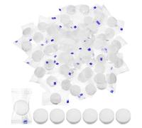 VILLCASE Lot de 100 Serviettes Compressées Jetables en Coton Mini Serviettes Portables Résistantes Format Compact pour Maison Voyage et Activités de Plein Air