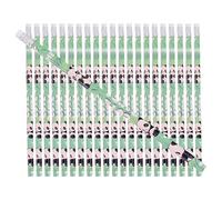 VILLCASE Lot de 100 set de Crayons Panda en Bois avec Gomme Intégrée 18 CM Crayons Amusants pour Garçon et Filles à Motifs Animaux Mignons Papeterie Scolaire pour Activités Créatives et