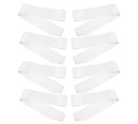 VILLCASE Lot de 12 Écharpes Blanches en Satin Uni Bretelles Vierges pour Mariage Enterrement de Vie de Jeune Fille et Fête Accessoires Décoratifs DIY Élégants et Polyvalents