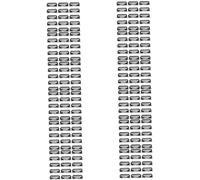 VILLCASE Lot De 12 Pinces À Presse-papiers En Acier Inoxydable Métalliques Pieds En Caoutchouc Fixation Facile Pour Le Bureau L'école Et La Maison 15 Pièces X 12