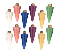 VILLCASE Lot de 12 Stylos à Strass Double Embout en Cire pour Cure-Ongles Stylo à Pierres Précieuses Multicolore Outil Précis pour Nail Art et Décoration D’Ongles