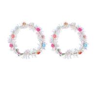 VILLCASE Lot de 2 Bandeaux Lumineux à LED Scintillants Taille Unique, Cerceau de Fête Flexible pour Adultes et Garçon et Filles, Accessoire Cheveux Lumineux pour Soirées Couleur Aléatoire