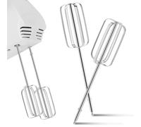 VILLCASE Lot de 2 batteurs à main en acier inoxydable 304 - Pièces de rechange - Batteurs électriques pour œufs - Outil portatif pour la cuisson de la cuisine