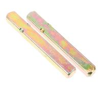 VILLCASE Lot de 2 Broches Carrées de 65 Mm pour Poignée de Porte Ancienne, Axes Droits en Fer pour Remplacement, Accessoires de Serrure Robustes pour Porte Intérieure Vintage