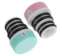 VILLCASE Lot de 2 Buses de Douchette pour Bidet Portable Jet Doux Mono-Orifice Compact et Léger Bidet de Voyage pour Camping et Randonnée Nettoyage Intime Féminin Précis Couleur Blanc