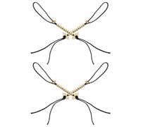 VILLCASE Lot de 2 Compteurs de Perles de Bouddha Portatifs en Laiton, Outil de Prière Compact pour Comptage des Prières, Compagnon de Chant à Doigts pour Usage Spirituel Quotidien,