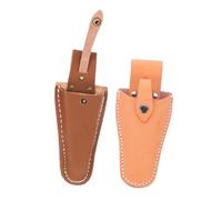 VILLCASE Lot De 2 Étuis À Ciseaux en Cuir : Porte-Pince pour Ceinture, Pochette À Outils, Étui pour Sécateur avec Bouton-Pression, Sécateur D'électricien, Housse De Protection pour