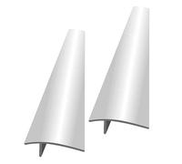 VILLCASE Lot de 2 Protections Latérales pour Four 54 Cm en Silicone Alimentaire Transparent, Joint Flexible Résistant la Chaleur pour Combler les Interstices Cuisine, Accessoires