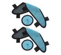 VILLCASE Lot de 2 Sets de Sets de Bandeaux Anti-Transpiration pour Casque de Sécurité en Mesh Bleu, Doublure Respirante et Réutilisable pour Soudure et Environnements Exigeants