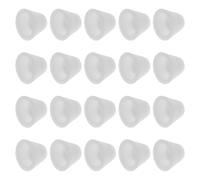 VILLCASE Lot de 20 Capuchons de Protection en Silicone pour Forets à Ongles, Dépoussiéreurs Résistants à L'usure, Efficaces Contrôle Poussière en Sessions Professionnelles de Manucure