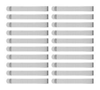 VILLCASE Lot de 20 pinces à ourlet pour couture, 7,6 cm en acier inoxydable avec marques de mesure pour pliage de tissu, matelassage, projets de couture