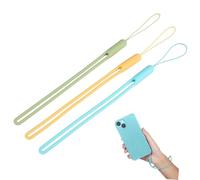 VILLCASE Lot de 3 Anti-Perte pour Téléphone Portable et Appareil Photo Cordon en Silicone 1 1 Vert Matcha Clair 1 Menthe Utilisation Pratique et Solide