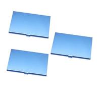 VILLCASE Lot De 3 Étuis À Cartes De Visite Portables en Métal Porte-nom Emplacements pour Cartes Didentité Et De Crédit Organisateur Élégant Et Tendance