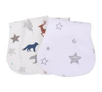 VILLCASE Lot de 3 Langes Absorbants en Coton pour Bébé Fille et Garçon Bavoirs Doux et Respirants pour Régurgitations de Lait Lingettes en Coton Réutilisables pour Nourrissons