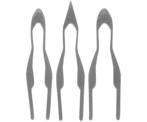 VILLCASE Lot de 3 Pointes de Pyrogravure Métal pour Pyrograveur à Bois, Kit D’embouts de Rechange Précis et Chauffants, Outil pour Art et Artisanat du Bois, Compatible Machine à Pyrograver