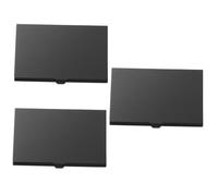 VILLCASE Lot De 3 Porte-Documents en Métal pour Cartes De Visite Cartes D'identité Cartes De Crédit Organiseur en Aluminium Tendance pour Porte-Documents Et À Main