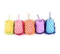 VILLCASE Lot de 3 Tapis de Couchage en Coton pour Cobayes et Lapins, Jouets Amusants Bleus, Pourpres et Oranges pour Accompagner et Stimuler L'interaction des Animaux de Compagnie