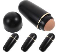 VILLCASE Lot de 4 Boules Absorbantes d'Huile en Pierre Volcanique Mini Boules Rondes pour Visage 100% Naturelles Recharge pour Rouleau Absorbant L'Huile Nettoyage Doux du Visage Soin