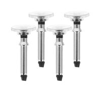 VILLCASE Lot de 4 Stylets Argenté en Fer pour Écran Tactile, Précision de Marquage et Installation Facile, pour Téléphone et Tablette en Usage Bureau ou Divertissement