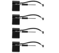 VILLCASE Lot de 4 Stylos à Encre Gel de Sécurité Noirs 0,5 Mm Support de Bureau Antivol pour Comptoir de Réception, Usage Professionnel et Commercial, Stylos de Sécurité pour Banques