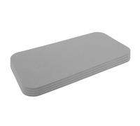 VILLCASE Lot De 4 Tapis De Protection Pour Pédale De Machine À Coudre Amortisseur De Bruit Tapis De Stabilité Pour Pédale De Machine À Coudre Gris