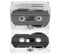 VILLCASE Lot de 5 Cassettes Vierges de 60 en Plastique Qualité Audio Claire pour Usage Professionnel et Stockage Organisé Lors de Conférences ou Cours