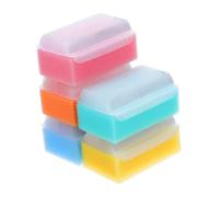 VILLCASE Lot de 5 Éponges de Bain Tactiles pour Bébé Brosses de Massage Douces en Matériau Non Irritant Couleurs Mixtes Stimulent le Développement Sensoriel et Nettoient Délicatement le
