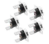 VILLCASE Lot De 5 Fusibles Thermiques Thermostats Dc47-000 250v 16a 185℉ Pour Sèche-linge, Élément Chauffant Compatible Appareil Électroménager, Accessoire Remplacement Pour Réparation Domestique