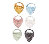 VILLCASE Lot de 6 Bandeaux Élastiques pour Femme à Motifs Floraux Tissu Doux et Respirant Assortiment de Couleurs Variées pour Maquillage Spa et Soins du Visage