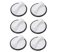 VILLCASE Lot de 6 Boutons Universels pour Cuisinière et Four en Ps Léger Fonctionnement Facile, Accessoires de Remplacement pour Divers Appareils Cuisine