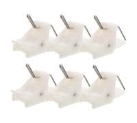VILLCASE Lot De 6 Clips De Fixation Pour Étagère De Réfrigérateur Accessoires De Congélateur Clip De Fixation Carré Clip De Fixation Pour Étagère Outil De Support Pour Étagère De