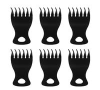 VILLCASE Lot de 6 Peignes à Dents Larges en Plastique Robuste Peignes de Coiffure pour Salon et Usage Domestique Massage Doux du Cuir Chevelu Adaptés à Toutes Longueurs de Cheveux