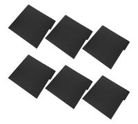 VILLCASE Lot de 6 Séparateurs pour Disques Vinyle en Plastique Noir 0,75mm D'épaisseur, Fiches D'index pour Classement et Organisation Rapide des Médias à Domicile