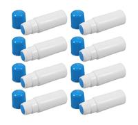 VILLCASE Lot de 8 Flacons Applicateurs de Liquide à Tête Éponge 30 Ml Plastique Transparent Réutilisable pour Soins Personnels Peaux Sensibles Usage Externe