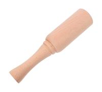 VILLCASE Maillet en Bois de Hêtre Robuste pour Travail du Cuir, Outil Portable pour Sculpture et Menuiserie, Marteau à Main pour Artisanat du Cuir
