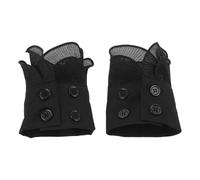 VILLCASE Manchettes Amovibles Décoratives en Dentelle Noire - 1 Paire de Faux Poignets Élégants pour Femme - Accessoires de Costume Polyvalents pour Mariage, Fêtes et Déguisements