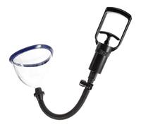 VILLCASE Manuel Poitrine Grand Format Noire et Tube de Traction, Appareil de Massage par Pression Négative, Outil de Soin Corporel pour Bien-détente, Pompe de Massage, Kit Complet Boîte
