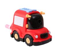 VILLCASE Manuelle Forme de Voiture Rouge Lisse pour Garçon Fille et Étudiants Crayon Manuel Solide et Sûr