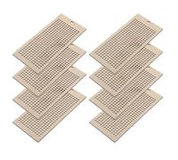 VILLCASE Marque-pages en Bois Beige à Broder Lot de 8 Légers et Portables pour Occasions Spéciales et Souvenirs Culturels