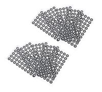 VILLCASE Marqueurs de Scanner 3D Points de Repère pour Professionnels et Amateurs Film Réfléchissant Pet Noir Résistance à l'usure Visibilité pour Numérisation 3D