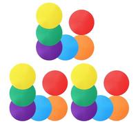 VILLCASE Marqueurs D'entraînement Coupe du Monde 18pcs en TPR pour Équipement D'éducation Physique, Tapis Plats pour Sports D'équipe et Écoles avec Paquet de Transport