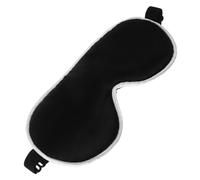 VILLCASE Masque de Nuit Bébé en Soie Noire, Doux Peau, Facile à Porter, Cache-œil Pratique Sommeil Confortable et Protection la Lumière