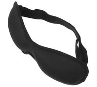 VILLCASE Masque de Sommeil Noir en Coton Mémoire pour Voyager et Dormir, Cache-œil Occultant Complet Protège Yeux de L'irritation, Confortable pour Hommes et Femmes