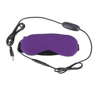 VILLCASE Masque Oculaire Électronique USB Unisexe Vapeur, Fonction Chaud et Froid, Cuir Confortable, Blocage Total Lumière, pour Maison et Bureau